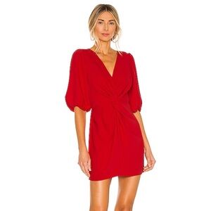Amanda Uprichard New York Red Susannah Dress